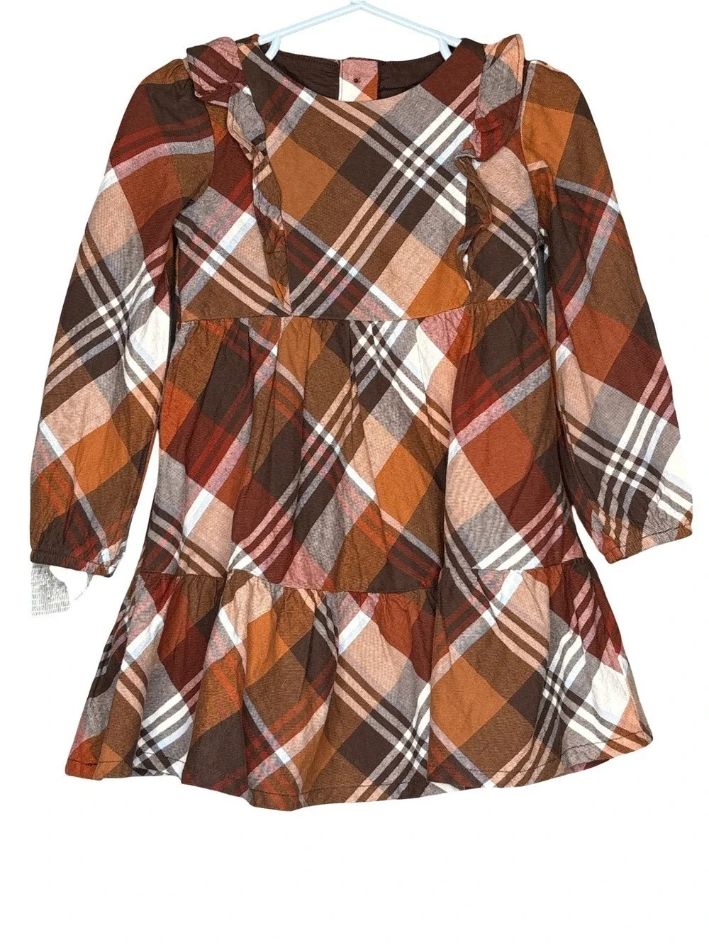 Toddler Plaid Dress Set with Ruffle Sleeves - Gymboree 2T